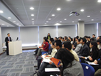 「中國聯繫講座」吸引了約九十名來自工程學院、理學院、醫學院，以及深圳研究院的教職員學參加